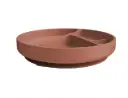 Assiette à ventouse Silicone Nature Red | Rouge