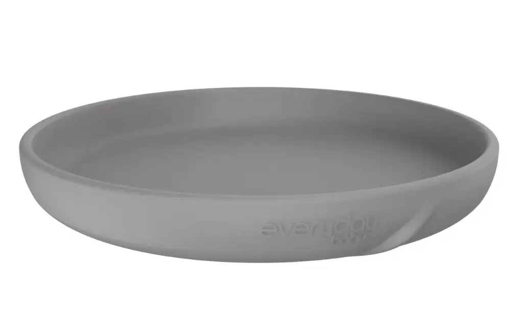 Assiette Silicone Quiet Grey | Gris