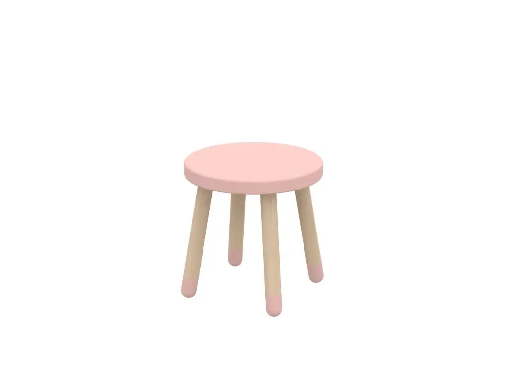 Stool Dots Blushing Pink | Pink