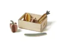 Houten Groenten 6 Stuks Multicolor | Meerkleurig