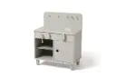 Wooden workbench Natural Grey | Grey