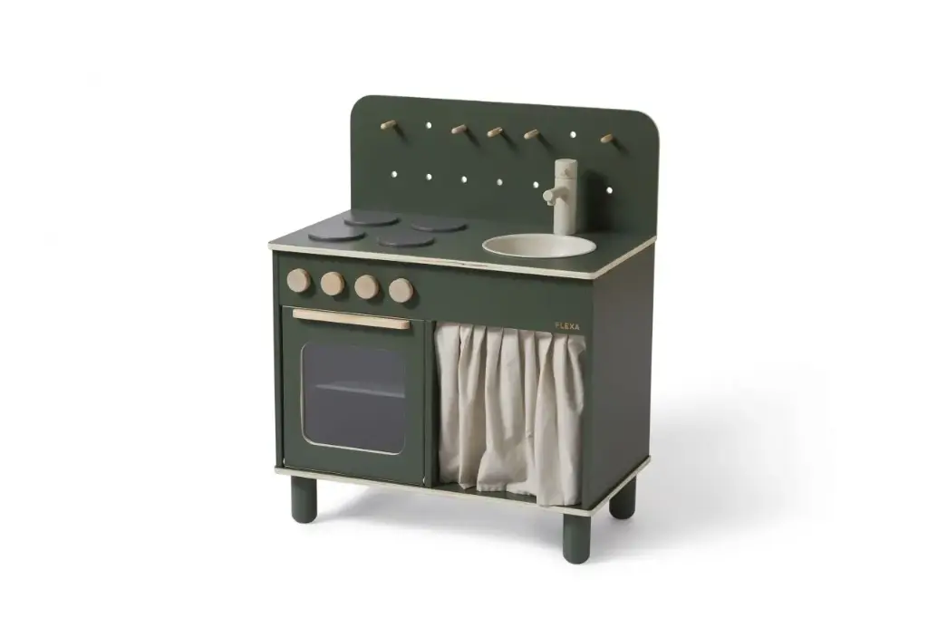 Wooden kitchen Deep Green | Green