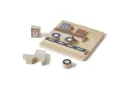 Houten Puzzel Vrachtwagen 9 Stuks Multicolor | Meerkleurig