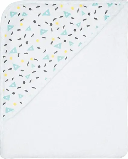 Cape de bain 75x85cm Shapes Mint | Menthe