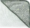 Badcape Tetra 90x90cm Bow Deco | Groen