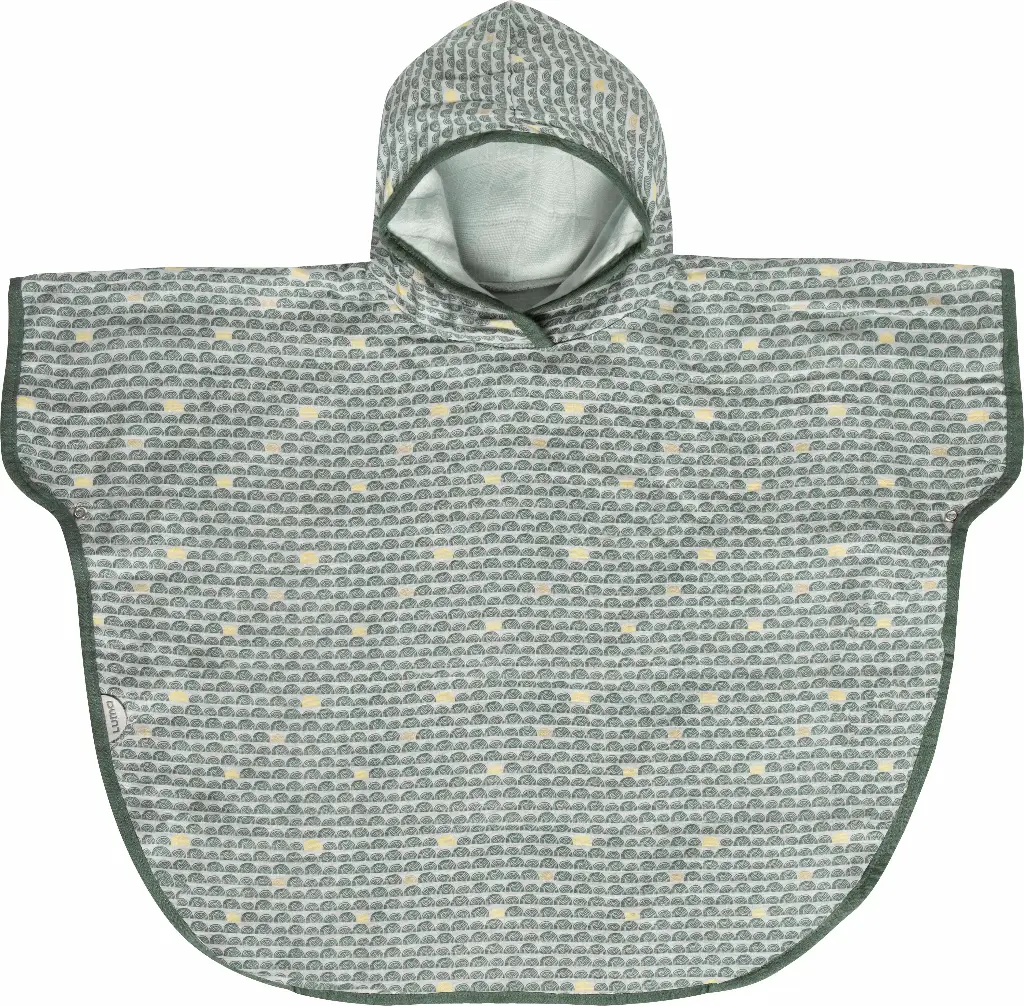 Poncho Hydrophile Bow Deco | Vert