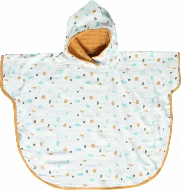 Poncho Muslin Child's Play | Multicolour
