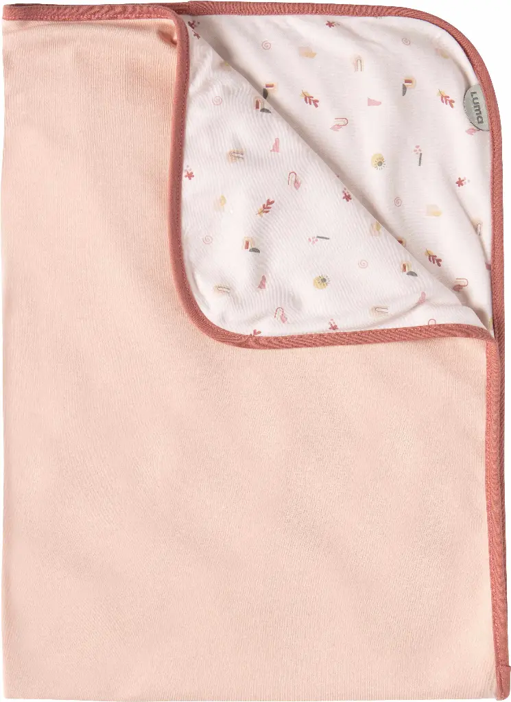 Multidoek 75x100cm Sunset Shapes | Roze