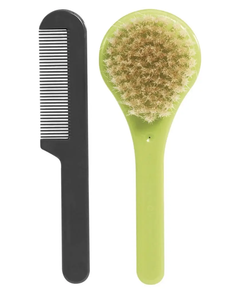 Brosse et peigne Lime Green | Vert