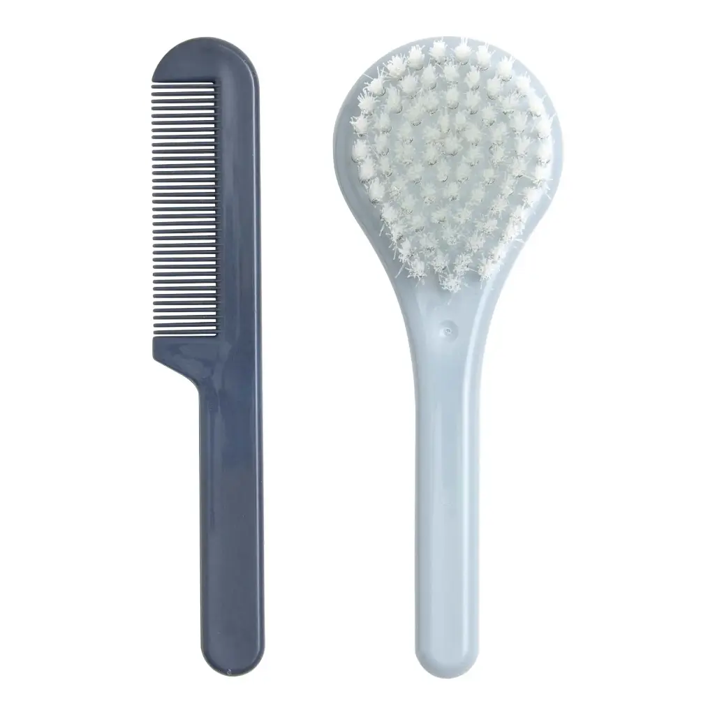 Brosse et peigne Iron Blue | Bleu
