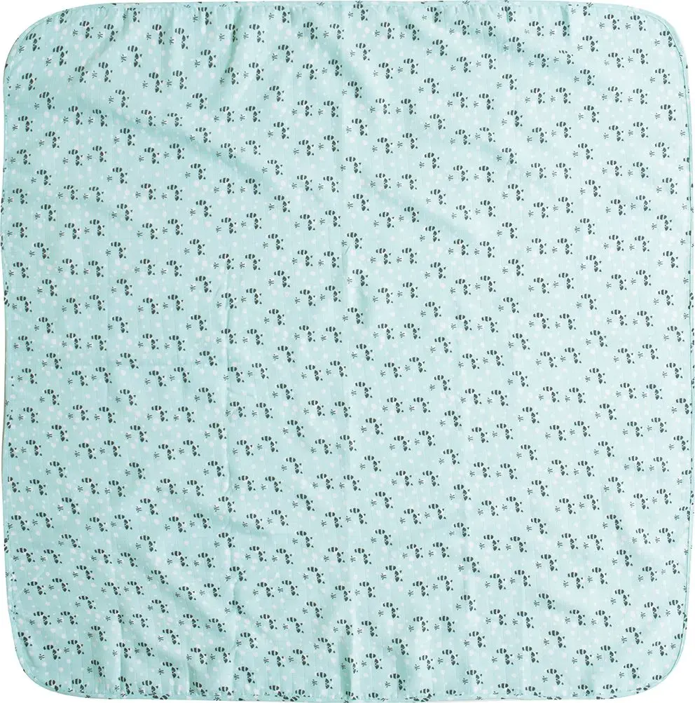 Lingette Hydrophile 110x110cm Racoon Mint | Menthe