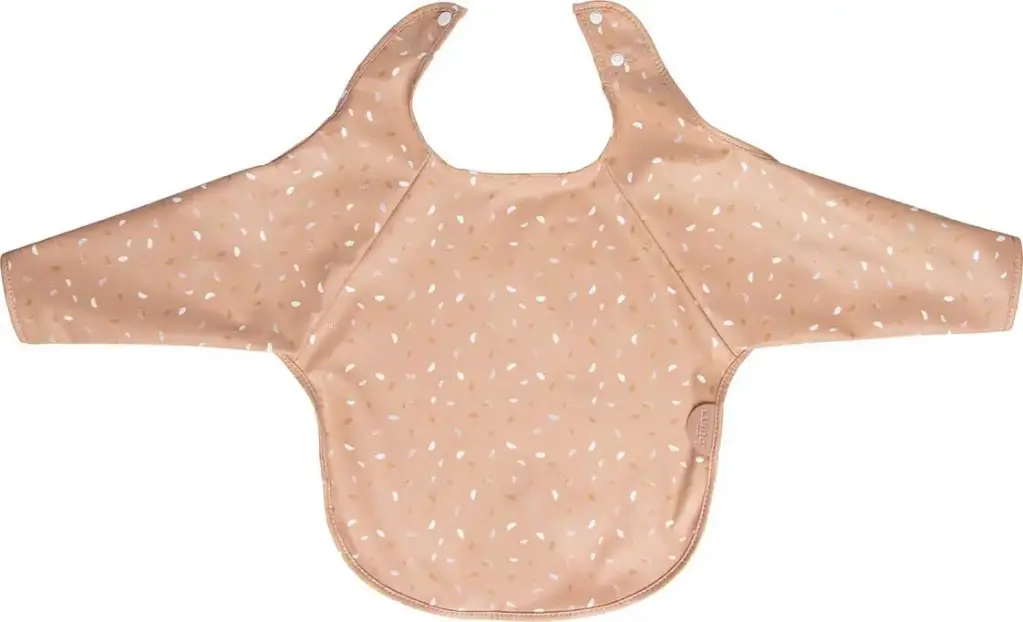 Bib Long Sleeves Half Moon | Pink
