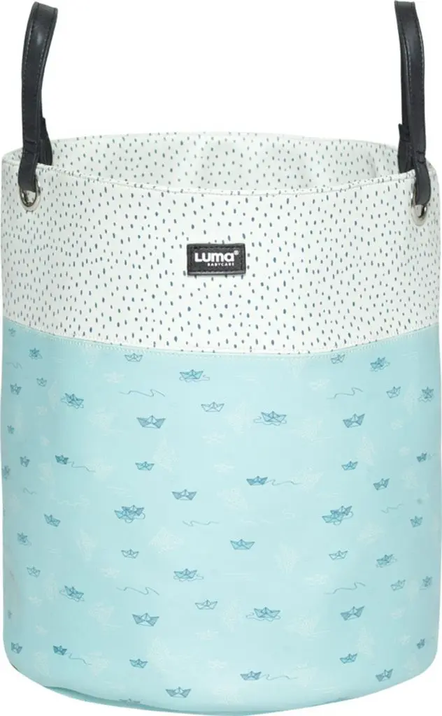 Storage basket L Paper Boats | Blue