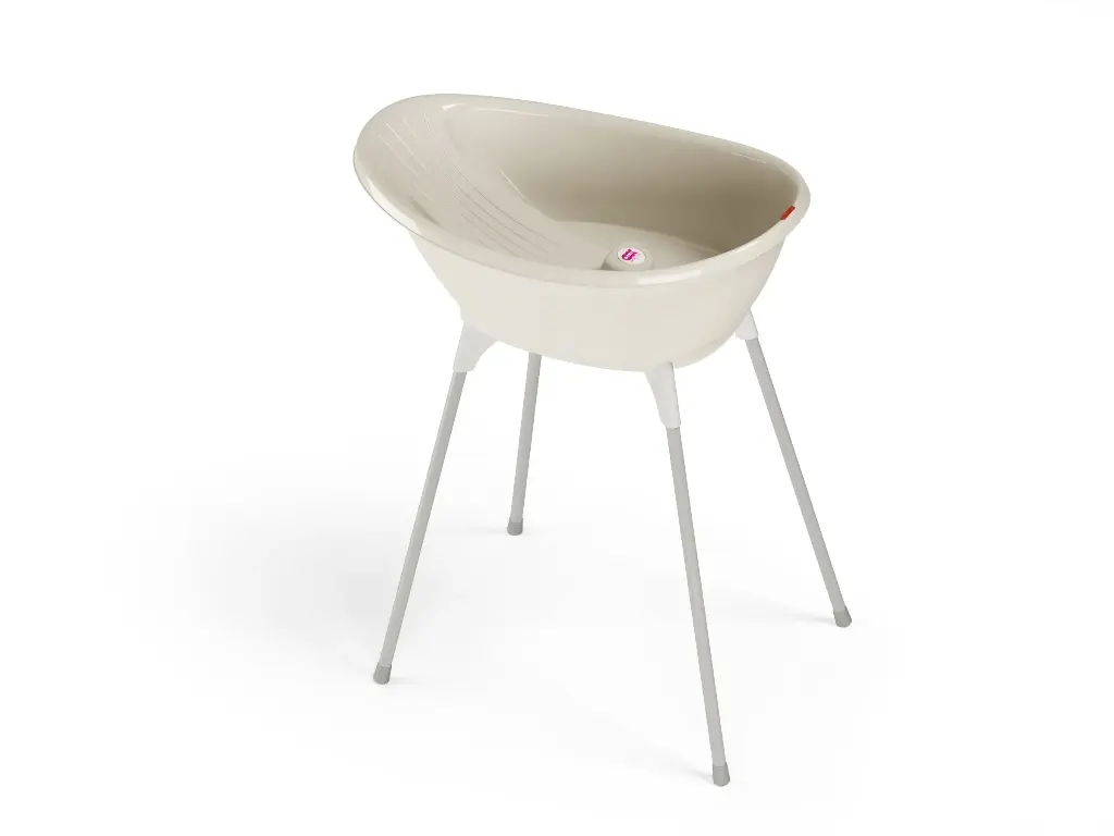 Set baignoire Bella Bianco + support de bain | Offwhite