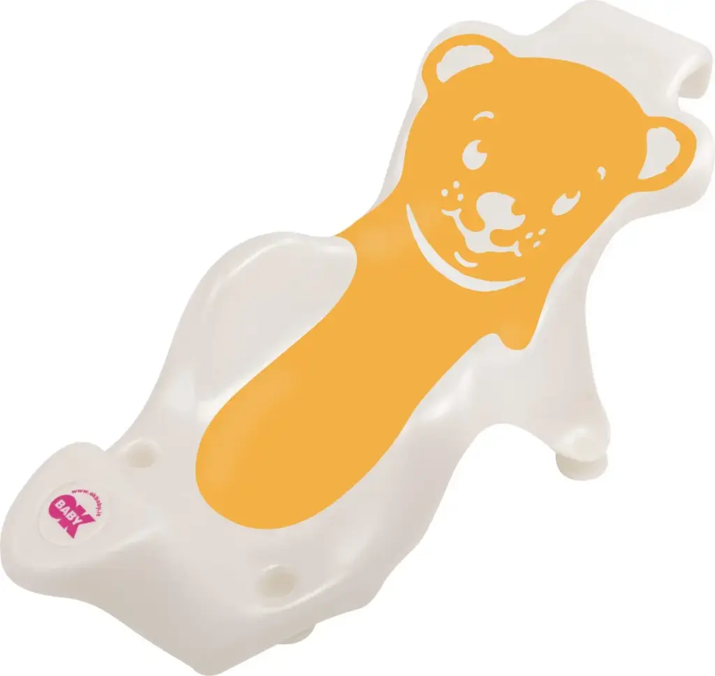Siège de bain Buddy | Blanc/Jaune