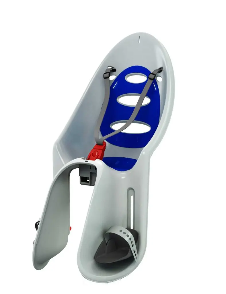 Siège de vélo Eggy Grey/Blue | Gris/Bleu