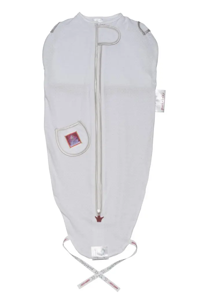 Sac de couchage enveloppant Mini Éte | Blanc