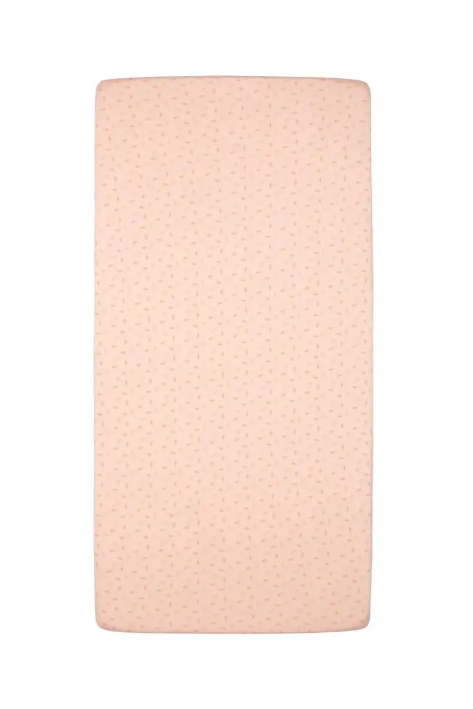 Hoeslaken Jersey 60x120cm Lauf | Zalm