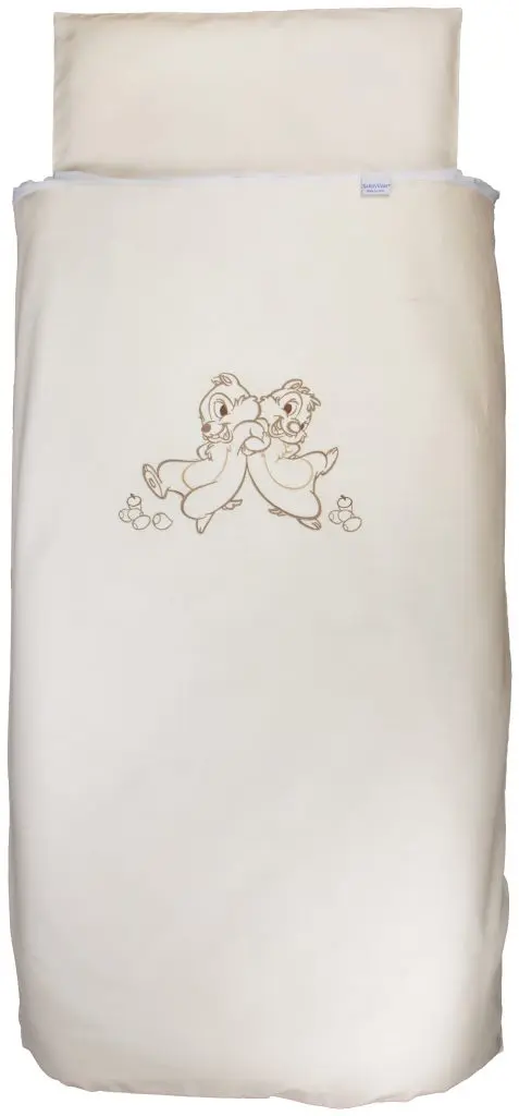 Housse de couette 100x135cm Tic & Tac | Ecru