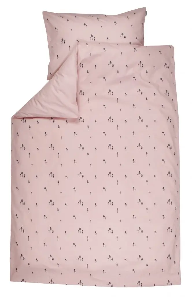 Dekbedovertrek 140x200cm Pink Gnome | Roze