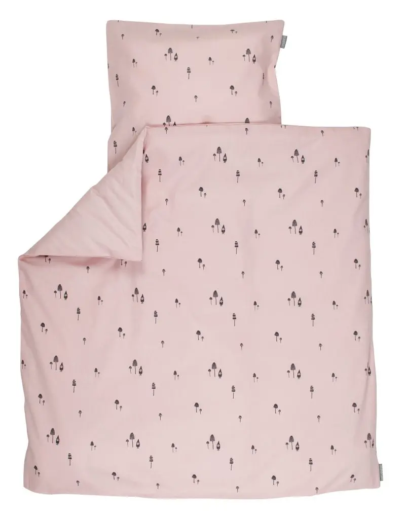 Housse de couette 80x80cm Pink Gnome | Rose