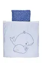Housse de couette 80x80cm Sea Life | Bleu