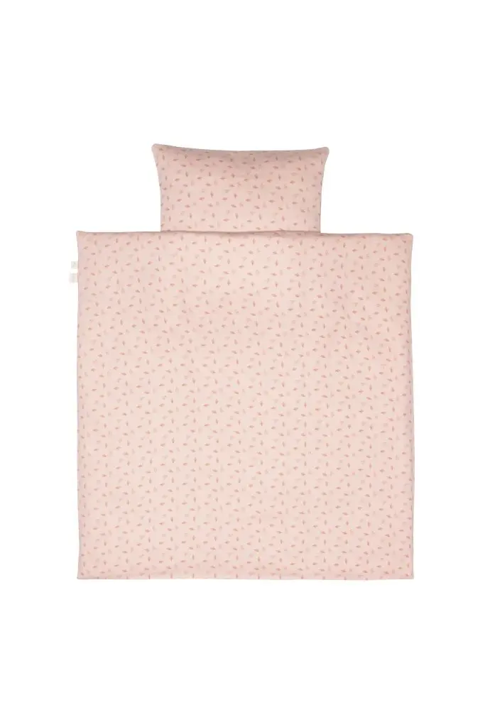 Housse de couette 80x80cm Lauf | Saumon