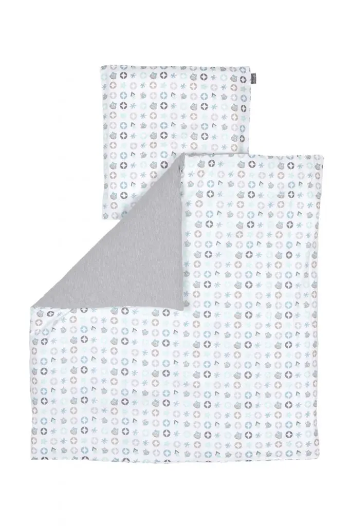 Dekbedovertrek 80x80cm Owl Family | Meerkleurig