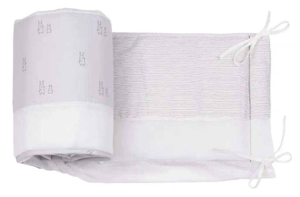 Tour de lit/parc Bunny | Gris