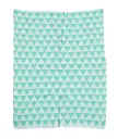Deken Gebreid 75x100cm Triangel | Groen