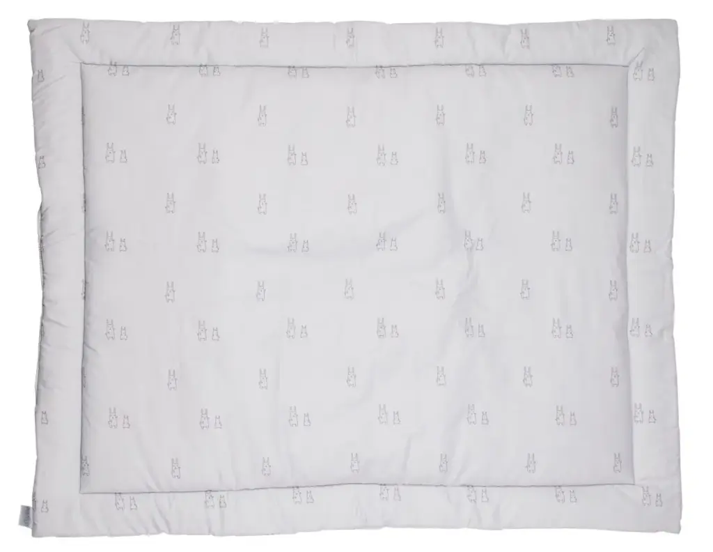Playpen mat 75x95cm Bunny | Grey