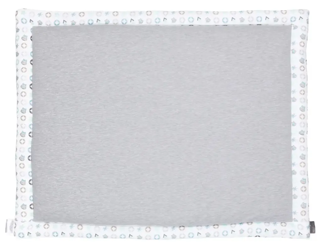 Tapis de jeu/parc 75x95cm Owl Family | Multicolore