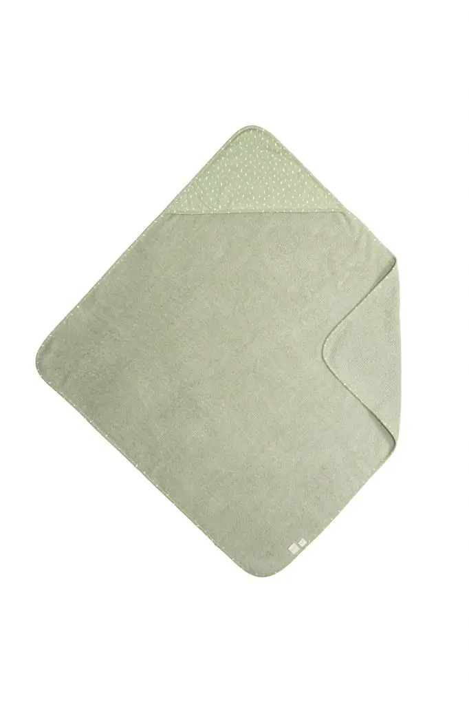 Badcape 80x80cm Dot | Pistache