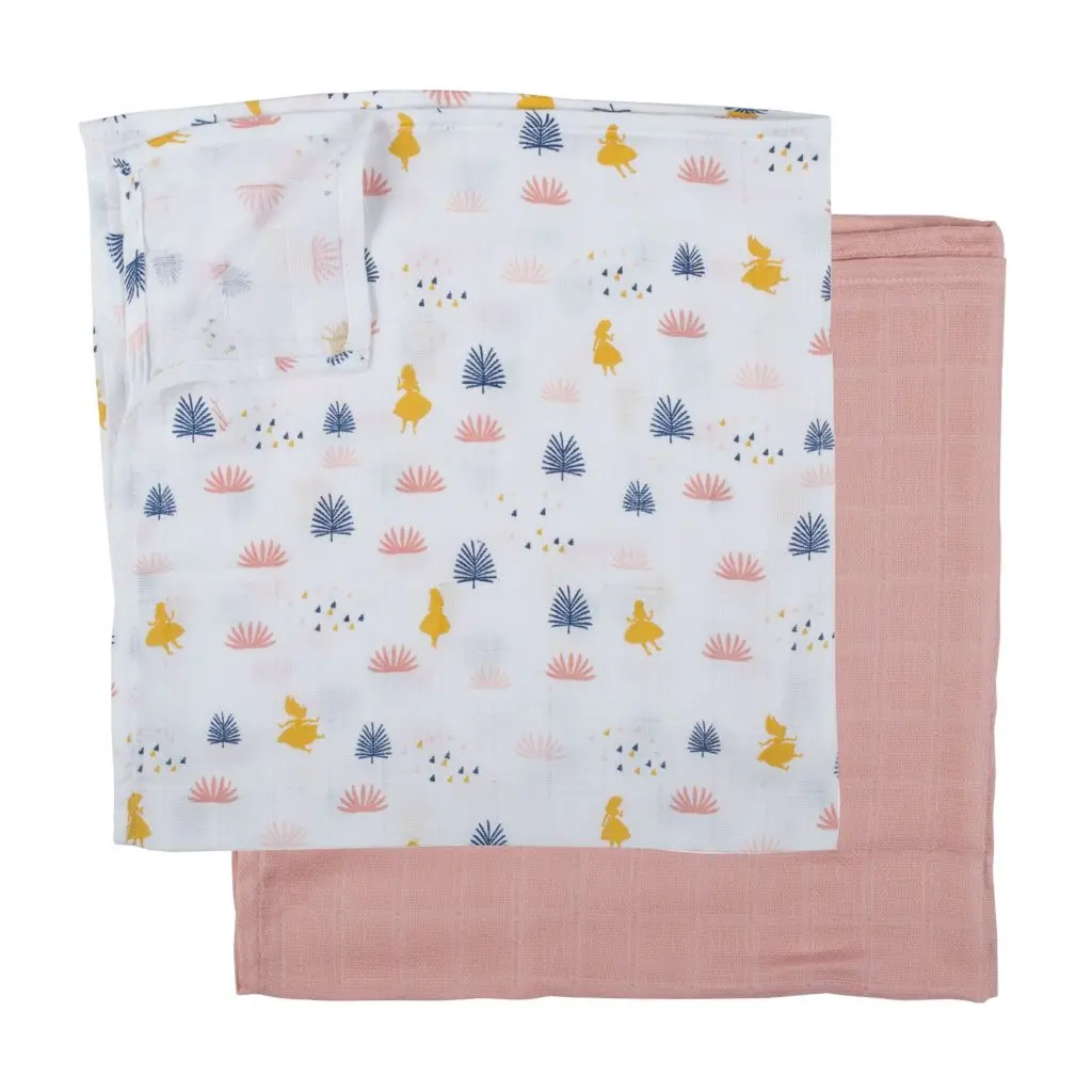 Lingettes Hydrophile 90x100cm 2 Pièces Alice | Multicolore