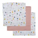 Lingettes Hydrophile 65x65cm 3 Pièces Alice | Multicolore