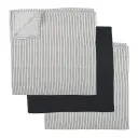 Lingettes Hydrophile 65x65cm 3 Pièces Bunny | Gris/Noir