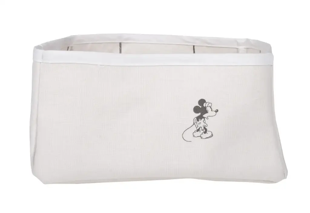 Verzorgingsmandje Mickey | Wit/Zwart