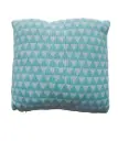 Kussen Gebreid 40x40cm Triangel | Groen