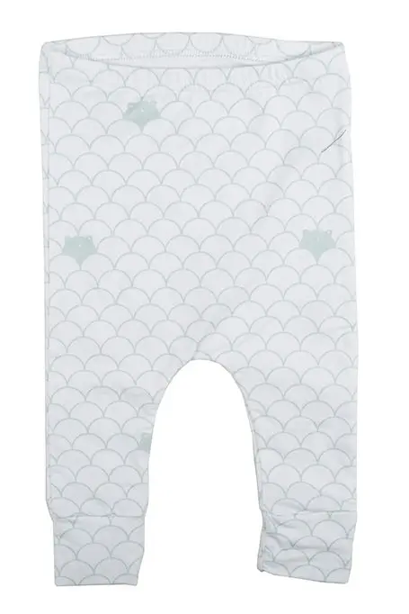 Pantalon Allover Bears White | Blanc