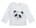 T-shirt Panda White | Wit