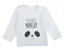 T-shirt Hungry Panda White | Blanc