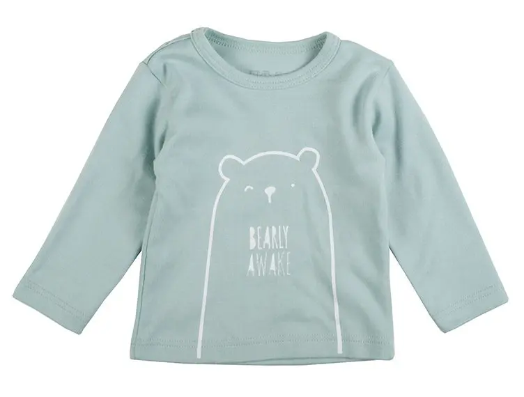 T-shirt Bearly Awake Old Green | Vert