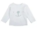 T-Shirt Bear Smile White | Wit