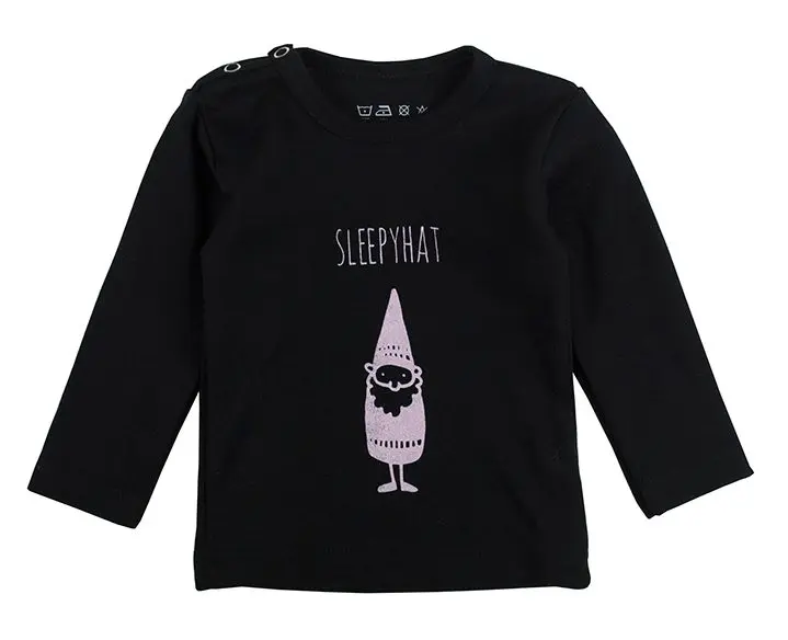 T-shirt Sleepyhat Black | Zwart