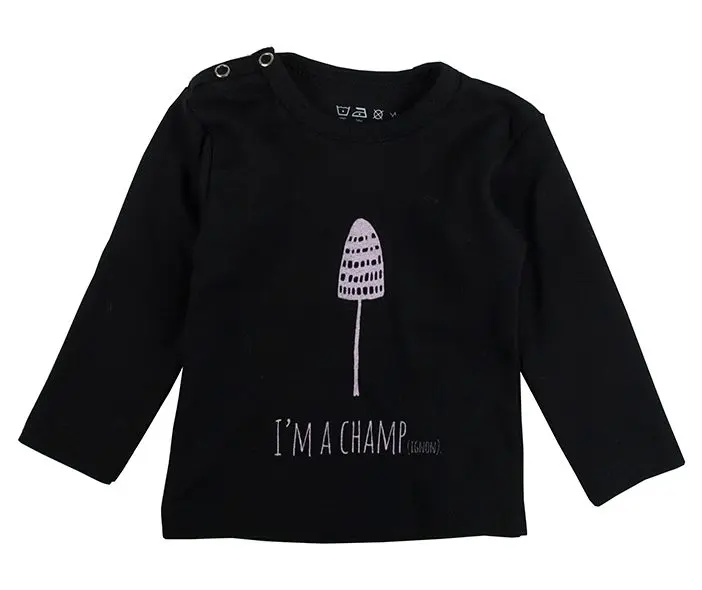 T-shirt Champ Black / Zwart