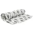 Lingette Bamboo Hydrophile 120x120cm Arrows | Blanc/Noir