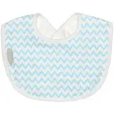 Bavoir Newborn Jersey Chevron Blue | Bleu