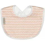 Bavoir Newborn Jersey Chevron Peach | Pêche