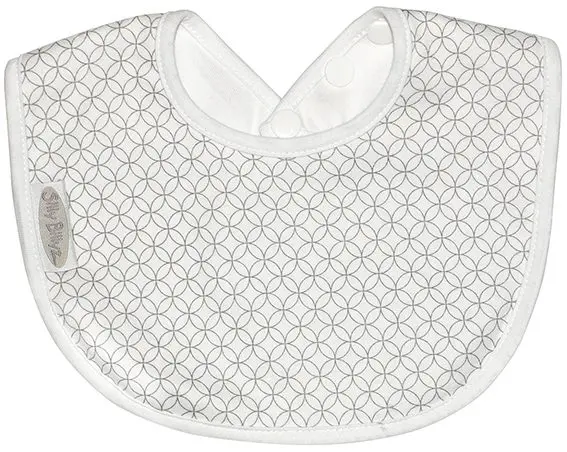 Bavoir Newborn Jersey Geo Circle Grey | Gris