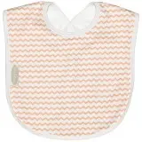 Bavoir Junior Jersey Chevron Peach | Pêche